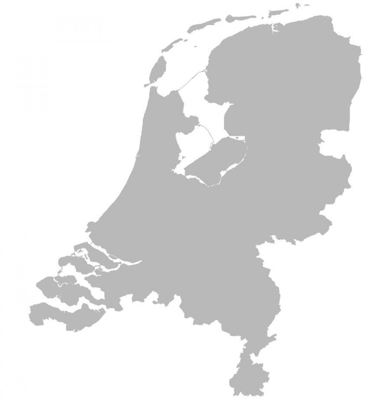 Netherlands vector map