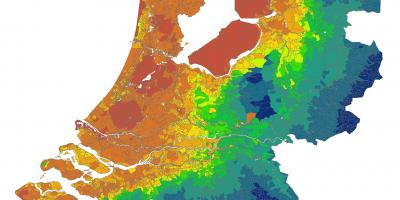 Holland climate map