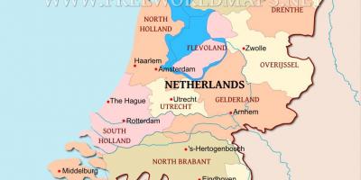 Netherlands on the map