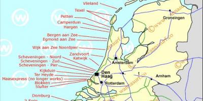 Holland beach map
